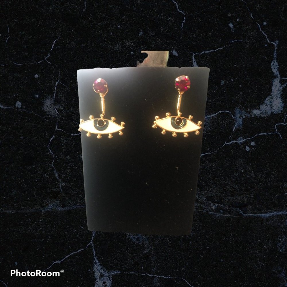 Evil Eye Detachable Stud/Dangle Earrings